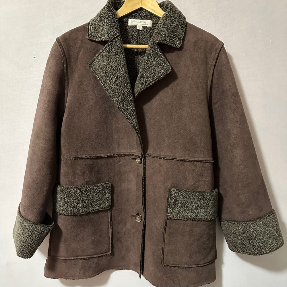 Women's Brown Shearling Jacket